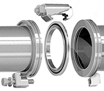 EM-Tec KF - NW - QF vacuum connection hardware, components and parts