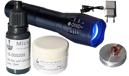 articles used for UV curing SEM samples