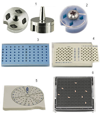 EM-Tec and Gilder TEM grid storage boxes