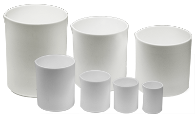 Micro-Tec PTFE beakers, safe alternative for glass beakers