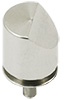 45 degree angled high profile SEM pin stub Ø12.7 diameter standard pin, aluminium