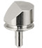 45 degree angled SEM pin stub Ø12.7 diameter standard pin, aluminium