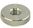 Hitachi H4 knurled aluminium locking nut, 4mmxM6