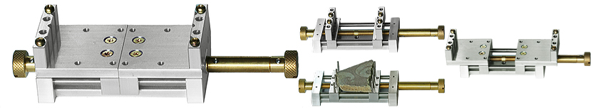 EM-Tec CV2 REM Zentrierschraubstock für Proben bis 110 mm, Std. Pin