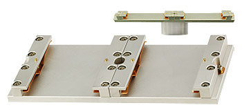 EM-Tec RG4 Aufnahme für 4x geologische Dünnschliffe, für petrographische Schliffe bis zu 48x28 mm, Ø14mm JEOL Stub