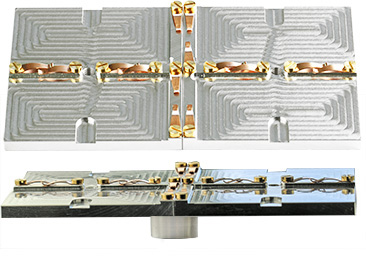 EM-Tec G4.0 geological thin section holder for 4 petrographic slides up to 28x48mm, Ø14mm JEOL stub