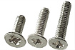 EM-Tec M3F Set, M3 Senkkopfschrauben mit Kreuzschlitz, Rostfreier STahl AISI 304:<br><br> 10 Stück M3 x 5 mm, 10 Stück M3 x 6 mm & 10 Stück M3 x 8 mm