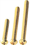 EM-Tec M3RB Set, M3 Halbrundkopfschrauben mit Kreuzschlitz, Messing:<br><br> 10 Stück M3 x 16 mm, 10 Stück M3 x 25 mm & 10 Stück M3 x 30 mm