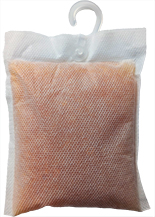 Micro-Tec DB5 reusable desiccant bag with orange indicating silica gel, 100 gram