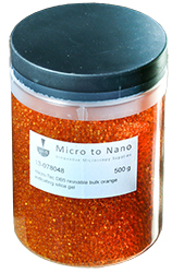 Micro-Tec DB5 reusable bulk desiccant with orange indicating silica gel, 500 gram