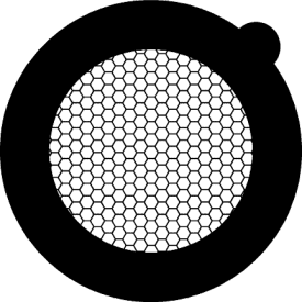 Gilder G200HH TEM grid, fine bar 200 hexagonal mesh, 113 μm hole, 12 μm bar