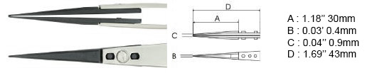 EM-Tec 71.ZER ESD-sichere Keramik-Ersatzspitzen für EM-Tec 71.ZE