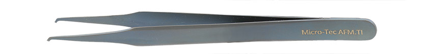 Micro-Tec AFM.TI light-weight, fully non-magnetic AFM / SPM cantilever tweezers, titanium, 118mm, 118 mm