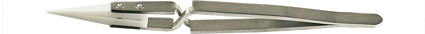 50-X14510.jpg Value-Tec 1X.ZTA ceramic tips reversed tweezers, sharp tips, 142mm