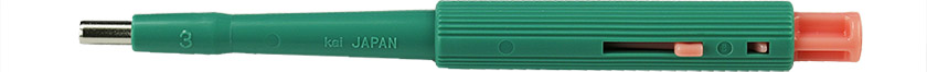 52-004630-Integra-Miltex-Biopsy-Punch-with-plunger-system-3mm.jpg Integra Miltex Biopsy Punch with plunger system, Ø3.0 mm, green/pink