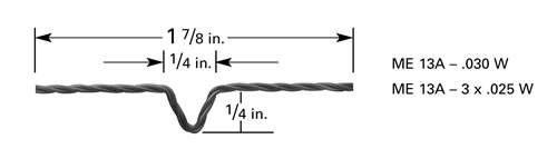 Micro-Electronics Verdampferwendel ME13A, Wolfram