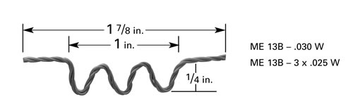 Micro-Electronics Verdampferwendel ME13B, Wolfram