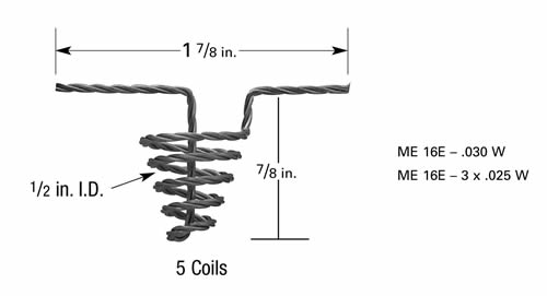 Micro-Electronics evaporation filament source ME16E, Tungsten