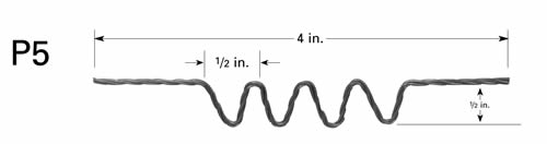 Punktquelle Type P5, Wolfram-Heizfaden mit Multi-Schleife