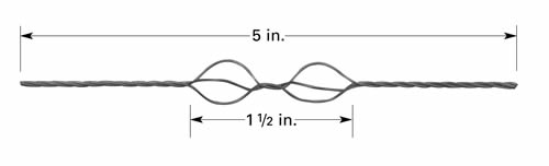 Punktquelle Type P7, Wolfram-Heizfaden mit Doppelt-Schleife