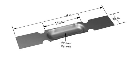 Evaporation boat S21 with 38x12.7x3mm trough, 102mm L x 19mm W, isolated hot-zone